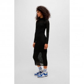 рокля,дамски,поли,и,рокли,hugo,blue,nomy,10263420,long,sleeve,midi,dress,black