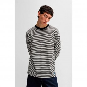 тениска,мъжки,тениски,hugo,blue,nustripe,10268493,long,sleeve,t,shirt