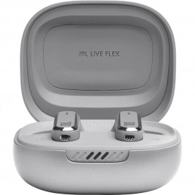 слушалки,слушалки,jbl,live,flex,wireless,earphones,silver