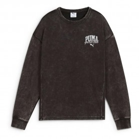 блуза,дамски,блузи,puma,class,comfort,washed,sweatshirt,puma,black,(black)