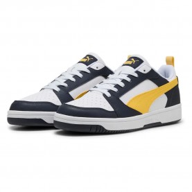 маратонки,мъжки,маратонки,puma,rebound,v6,low,trainers,new,navy,sunny,yellow,puma,white,(white)