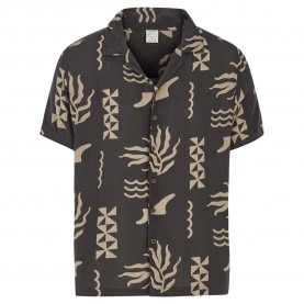 риза,с,къс,ръкав,мъжки,ризи,protest,bucco,short,sleeve,shirt,deep,grey,(grey)