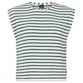 Тениска Protest Hanso sleeveless T-shirt - White (Veggie Green) тениска,дамски,тениски,protest,hanso,sleeveless,t,shirt,white,(veggie,green)