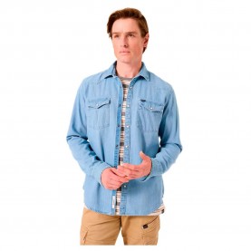 риза,с,дълъг,ръкав,мъжки,ризи,garcia,b51085,long,sleeve,shirt,blue