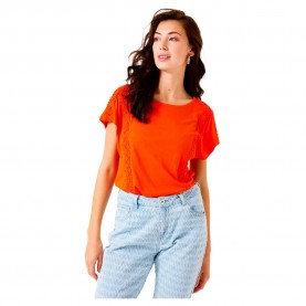 тениска,дамски,тениски,garcia,c50202,short,sleeve,t,shirt,orange,(tangerine,red)