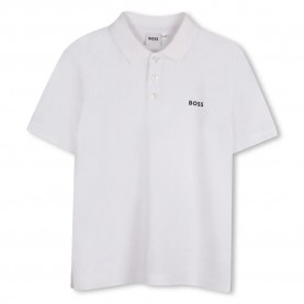 детски,блузи,с,яка,boss,j52014,short,sleeve,polo,white