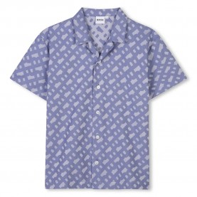 риза,с,къс,ръкав,детски,ризи,boss,j52031,short,sleeve,shirt,blue