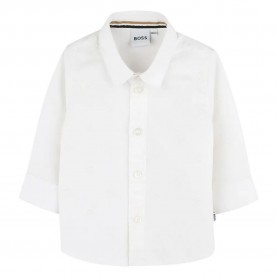 риза,с,дълъг,ръкав,детски,ризи,boss,j52097,long,sleeve,shirt,white