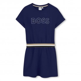 рокля,детски,поли,и,рокли,boss,j52134,long,sleeve,dress,marine,(blue)