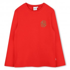 тениска,детски,тениски,boss,j52199,long,sleeve,t,shirt,vivid,red,(red)