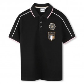 детски,блузи,с,яка,boss,j52695,short,sleeve,polo,black