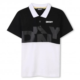 детски,блузи,с,яка,dkny,d62236,short,sleeve,polo,black