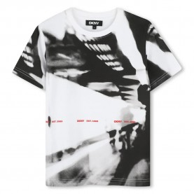 тениска,детски,тениски,dkny,d62295,short,sleeve,t,shirt,white