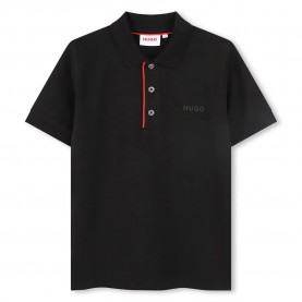 детски,блузи,с,яка,hugo,g00344,short,sleeve,polo,black