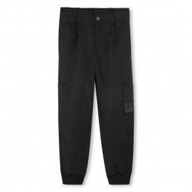 панталони,детски,панталони,hugo,g00400,pants,black