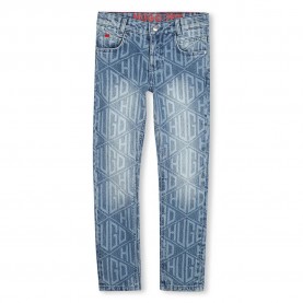 панталони,детски,панталони,hugo,g00386,pants,double,stone,brush,(blue)