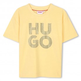 тениска,детски,тениски,hugo,g00391,short,sleeve,t,shirt,straw,(yellow)