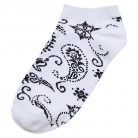 чорапи,мъжки,чорапи,urban,classics,bandana,pattern,no,show,socks,5,pairs,white