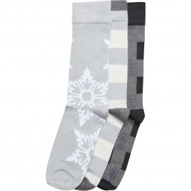 чорапи,мъжки,чорапи,urban,classics,christmas,snowflakes,socks,3,units,light,asphalt,(grey)