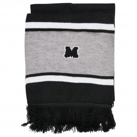шал,ръкавици,шапки,и,шалове,urban,classics,college,team,scarf,black,(black,heather,grey,white)