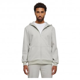 Блуза Urban classics Cozy full zip sweatshirt - Grey (Light Asphalt) блуза,мъжки,пуловери,urban,classics,cozy,full,zip,sweatshirt,grey,(light,asphalt)