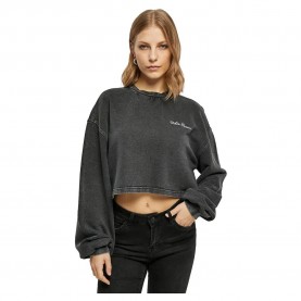 блуза,дамски,блузи,urban,classics,cropped,small,embroidery,terry,sweatshirt,black,(black)