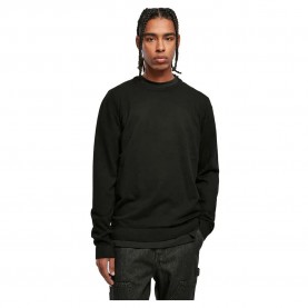 Блуза Urban Classics Eco Mix sweatshirt - Black блуза,мъжки,пуловери,urban,classics,eco,mix,sweatshirt,black