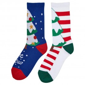 чорапи,мъжки,чорапи,urban,classics,fancy,x,mas,tree,socks,2,units,multicolor,(white,blue)
