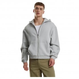 Блуза Urban classics Fluffy full zip sweatshirt - Light Asphalt (Grey) блуза,мъжки,пуловери,urban,classics,fluffy,full,zip,sweatshirt,light,asphalt,(grey)