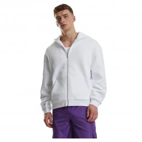 Блуза Urban Classics Fluffy full zip sweatshirt - White блуза,мъжки,пуловери,urban,classics,fluffy,full,zip,sweatshirt,white