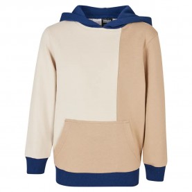 суичър,детски,блузи,urban,classics,oversized,color,block,hoodie,beige