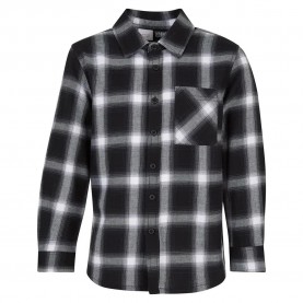 Карирана риза Urban classics Oversized Checked long sleeve shirt - Black (Black / White) карирана,риза,дамски,ризи,мъжки,ризи,urban,classics,oversized,checked,long,sleeve,shirt,black,(black,white)