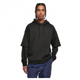 суичър,мъжки,пуловери,urban,classics,oversized,doublesleeve,hoodie,black