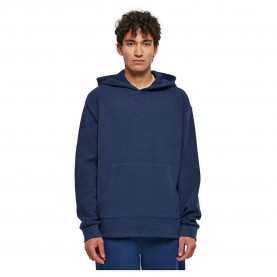 Суичър Urban classics Oversized Waffle hoodie - Blue (Dark Blue) суичър,мъжки,пуловери,urban,classics,oversized,waffle,hoodie,blue,(dark,blue)