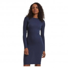 рокля,дамски,поли,и,рокли,urban,classics,rib,long,sleeve,long,dress,navy,(blue)
