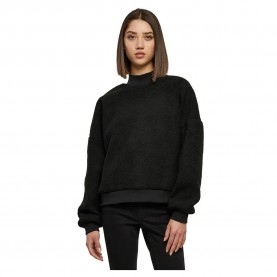 блуза,дамски,пуловери,дамски,плетени,дрехи,urban,classics,sherpa,sweater,black,(black)