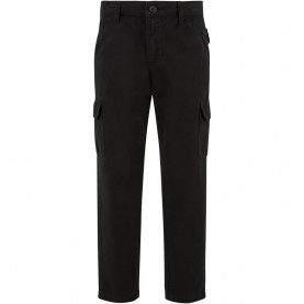 Панталони Urban classics Straight Leg cargo pants - Black (Black) панталони,детски,панталони,urban,classics,straight,leg,cargo,pants,black,(black)