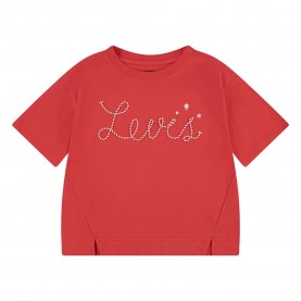 тениска,детски,тениски,levi´s,®,meet,and,greet,short,sleeve,t,shirt,red,(hibiscus)