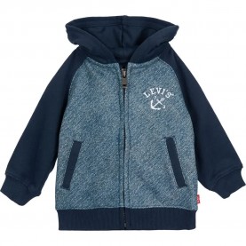 блуза,детски,блузи,levi's®,trompe,loeil,denim,full,zip,sweatshirt,blue