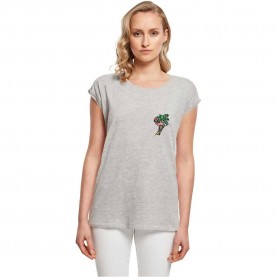 Тениска Miss tee Flamingo short sleeve T-shirt - Grey (Heather Grey) тениска,мъжки,тениски,дамски,тениски,miss,tee,flamingo,short,sleeve,t,shirt,grey,(heather,grey)