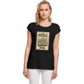 Тениска Miss tee Retro Boom short sleeve T-shirt - Black (Black) тениска,мъжки,тениски,дамски,тениски,miss,tee,retro,boom,short,sleeve,t,shirt,black,(black)