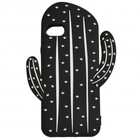 Mister tee Cactus iPhone 7/8/SE phone case - Black (Black / White) други,аксесоари,mister,tee,cactus,iphone,7,8,se,phone,case,black,(black,white)