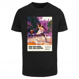 тениска,мъжки,тениски,mister,tee,every,step,counts,short,sleeve,t,shirt,black,(black)