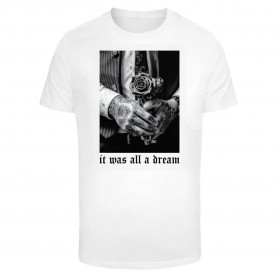 тениска,мъжки,тениски,mister,tee,it,was,all,a,dream,short,sleeve,t,shirt,white,(white)