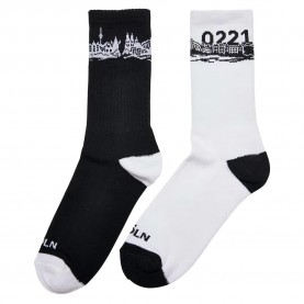 чорапи,мъжки,чорапи,mister,tee,major,city,0221,crew,socks,2,units,white,black,(black,white)