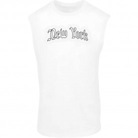 тениска,мъжки,тениски,mister,tee,new,york,wording,sleeveless,t,shirt,white,(white)