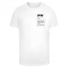 тениска,мъжки,тениски,mister,tee,pray,definition,short,sleeve,t,shirt,white,(white)