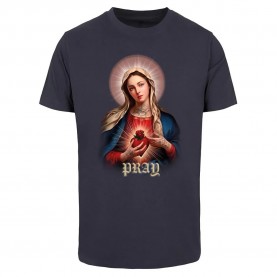 тениска,мъжки,тениски,mister,tee,praying,mary,short,sleeve,t,shirt,blue,(navy)