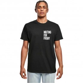 тениска,мъжки,тениски,дамски,тениски,mister,tee,waiting,for,friday,short,sleeve,t,shirt,black,(black)