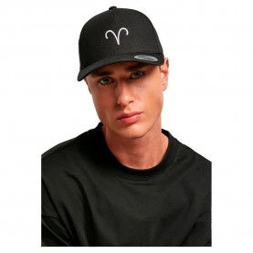 тениска,всички,шапки,mister,tee,zodiac,yp,classics,5,panel,premium,curved,visor,cap,snapback,cap,aries,(black)